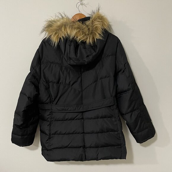 💖Host Pick💖 Down Filled Detachable Faux Fur Lined Hood Winter Jacket Bl… - Picture 3 of 8